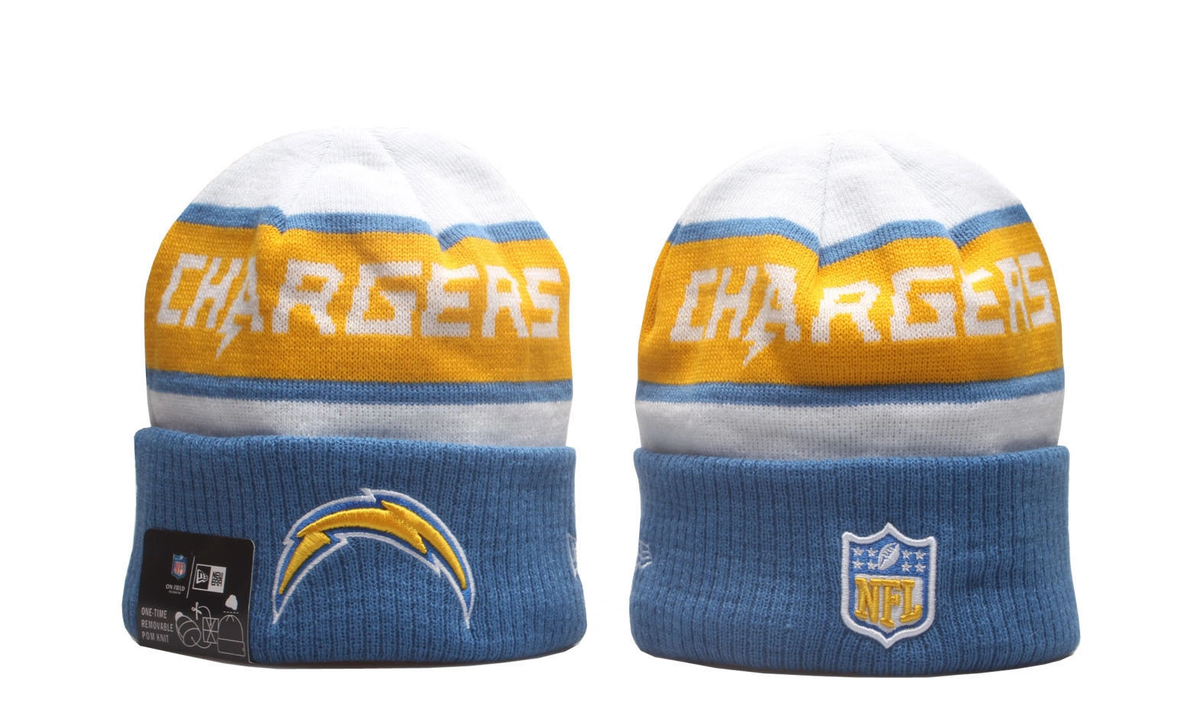 los angeles chargers sport pom ’47 cuff knit