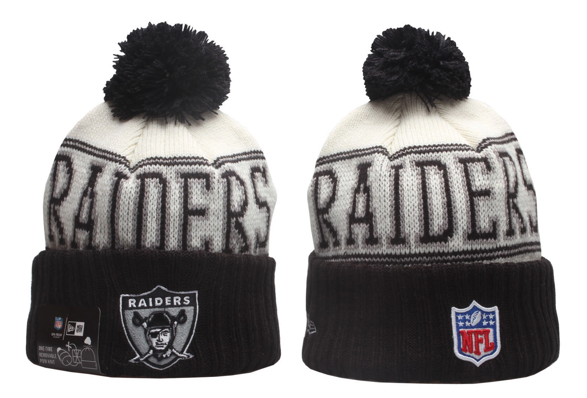 las vegas raiders sport pom ’47 cuff knit