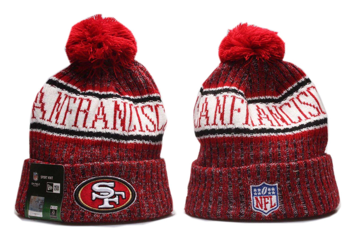 san francisco 49ers sport pom ’47 cuff knit