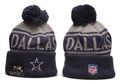 Dallas Cowboys Pom Pom Cuffed Knit Beanie
