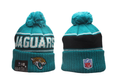 Jacksonville Jaguars Pom Pom Cuffed Knit Beanie