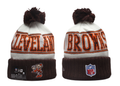 Cleveland Browns Pom Pom Cuffed Knit Beanie