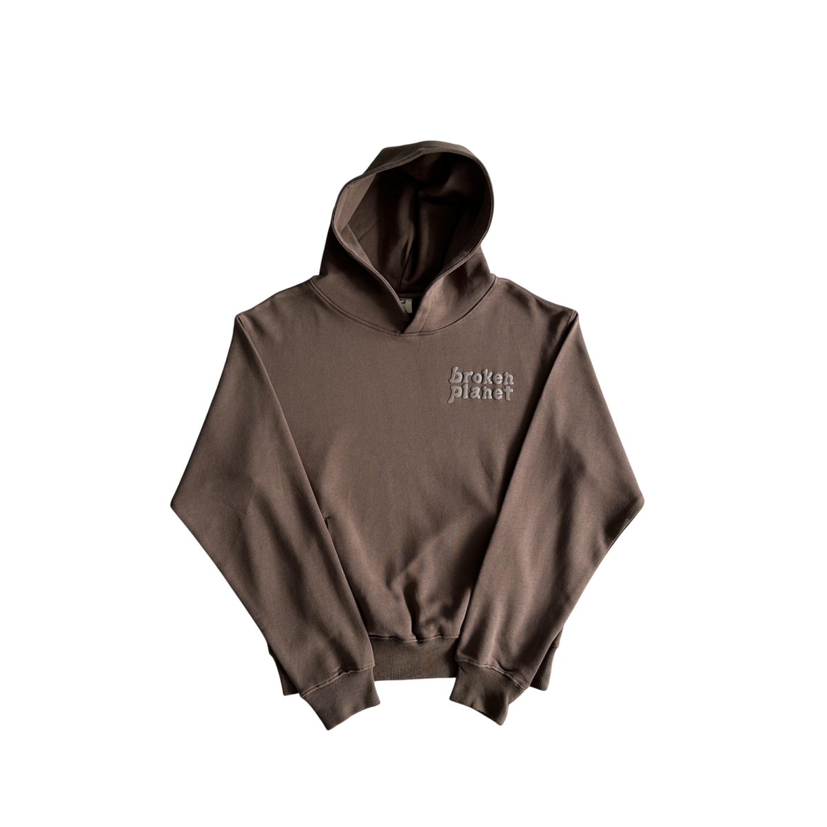 Broken Planet Basic Hoodie Brown