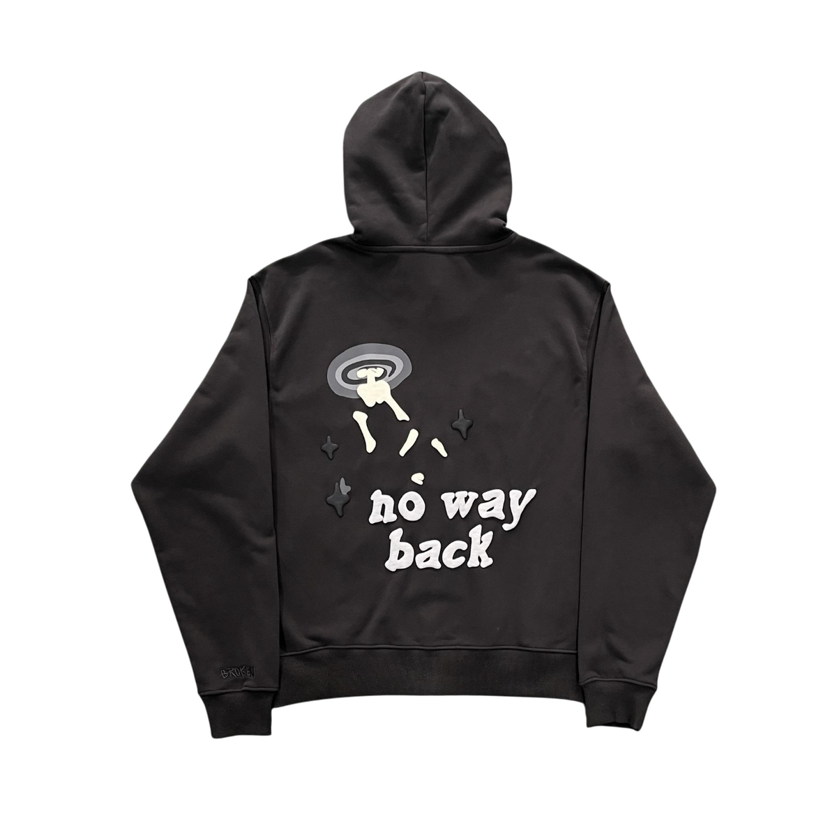 Broken Planet Trapped In Time Hoodie Black