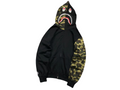 BAPE 1st Camo Shark Full Zip Hoodie Black