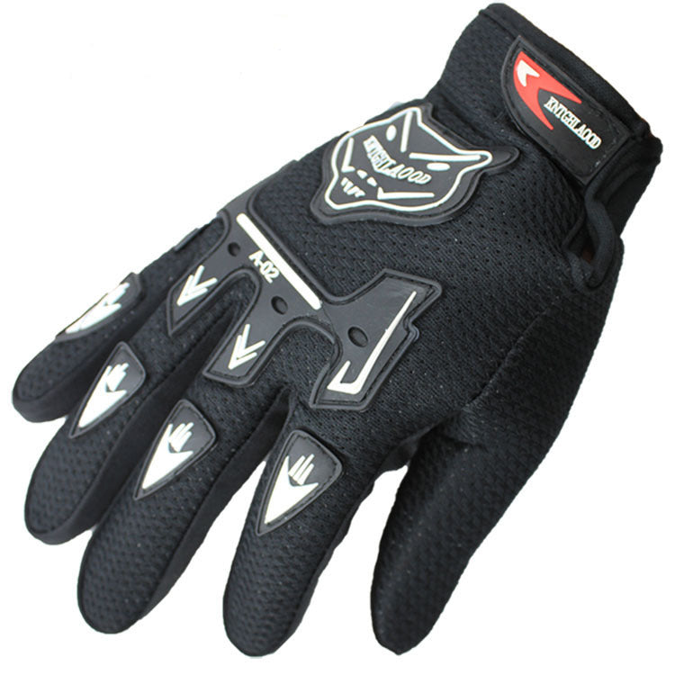 Cross-border Zhejiang Autumn and Winter Cycling Gloves Fox Head Breathable Sports Full Finger Gloves Origin Supplies