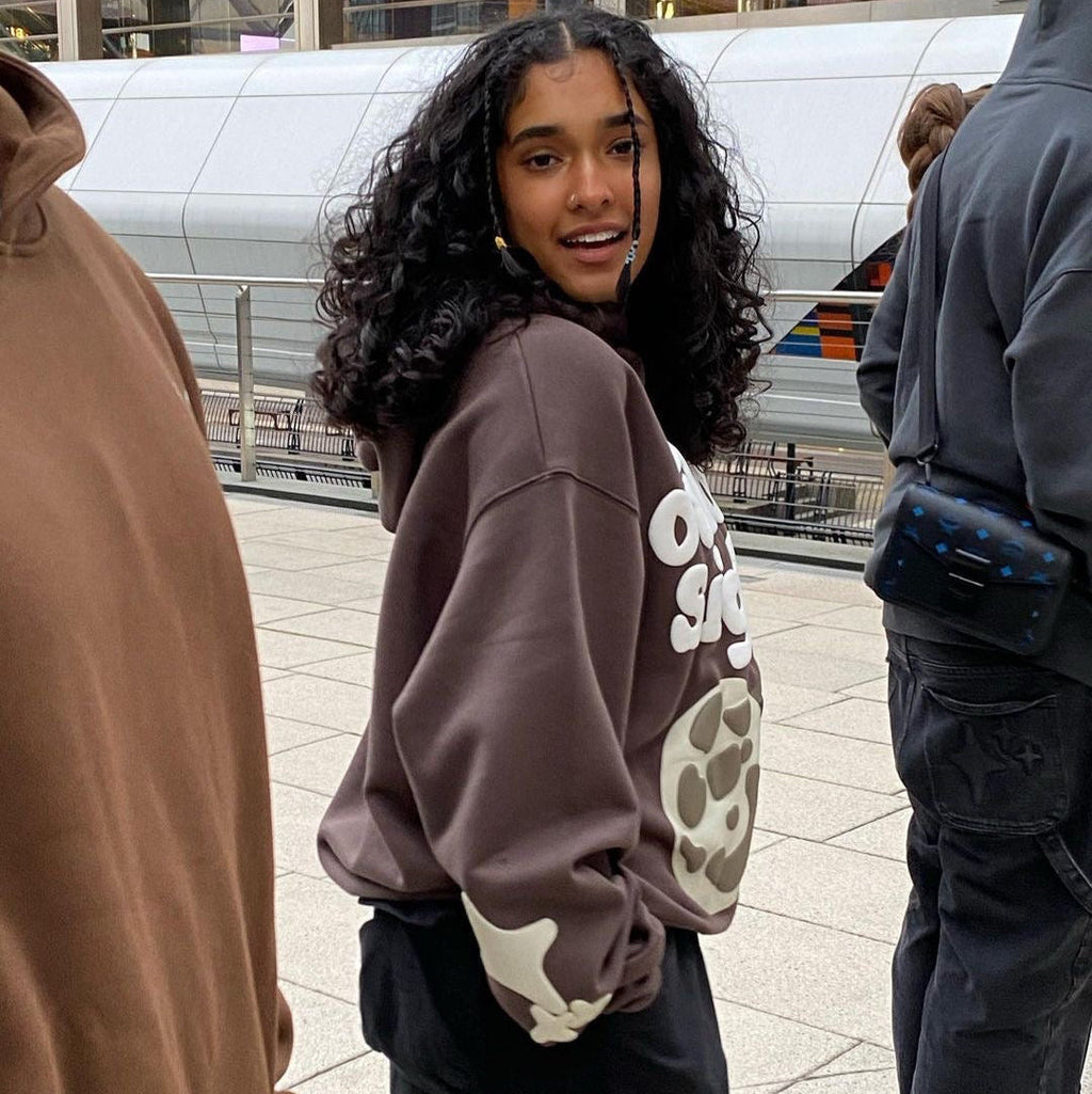 Broken Planet Out Of Sight Hoodie Brown
