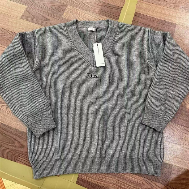 DIC141 New men's and women's autumn and winter wool sweaters with V-neck pullover sweater clothing