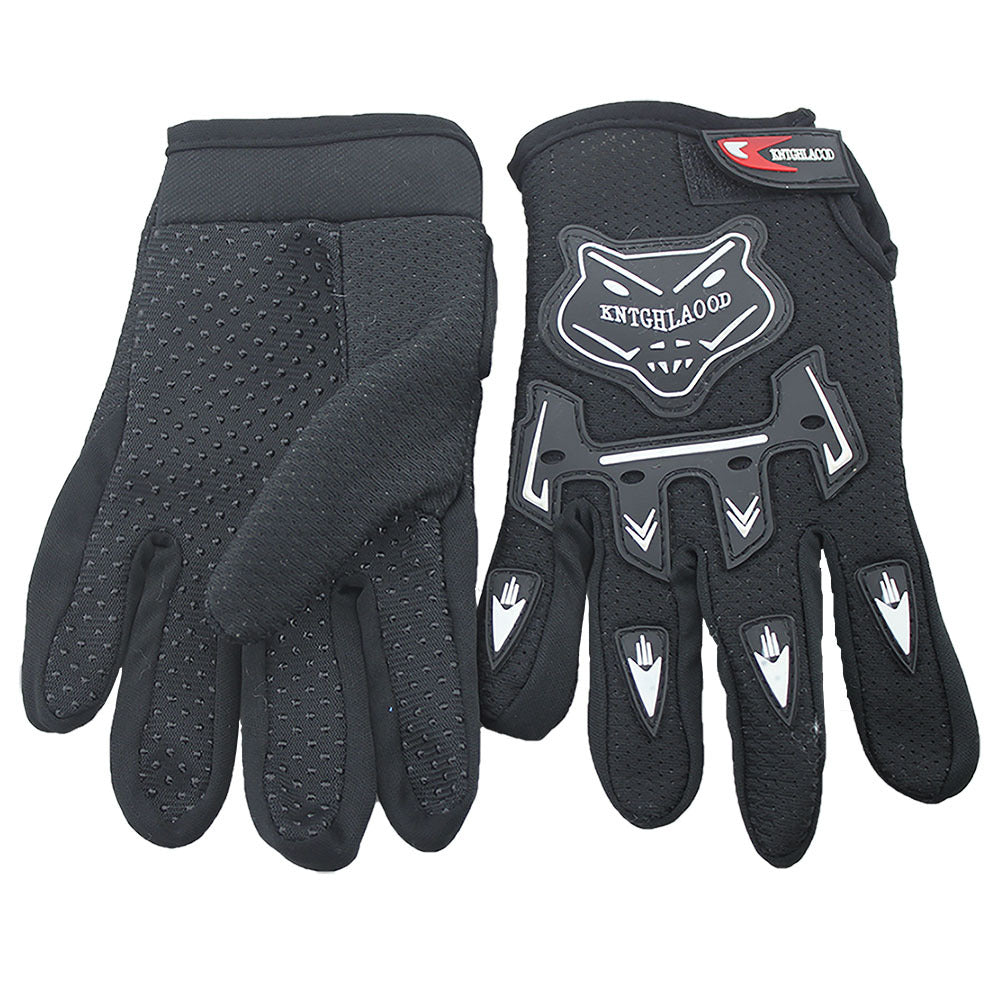 Cross-border Zhejiang Autumn and Winter Cycling Gloves Fox Head Breathable Sports Full Finger Gloves Origin Supplies