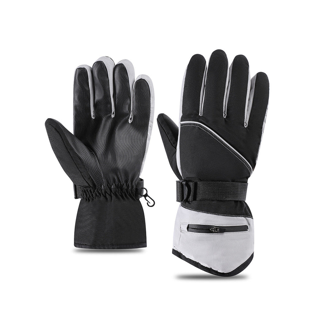 2025 Multicolor Windproof Ski Gloves Non-slip Thermal Coldproof Multipurpose Battery Car Winter Cycling Gloves Wholesale