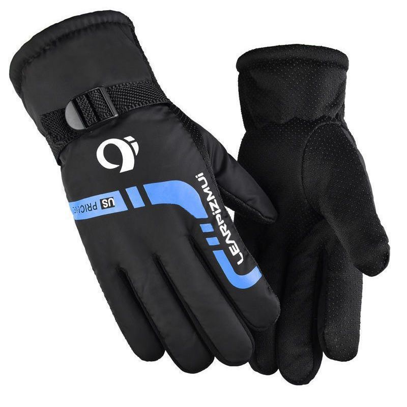 Warm Gloves Wholesale Men Winter Ski Fleece Thickened Electric Outdoor Sports Motorcycle Gloves Floor Supply
