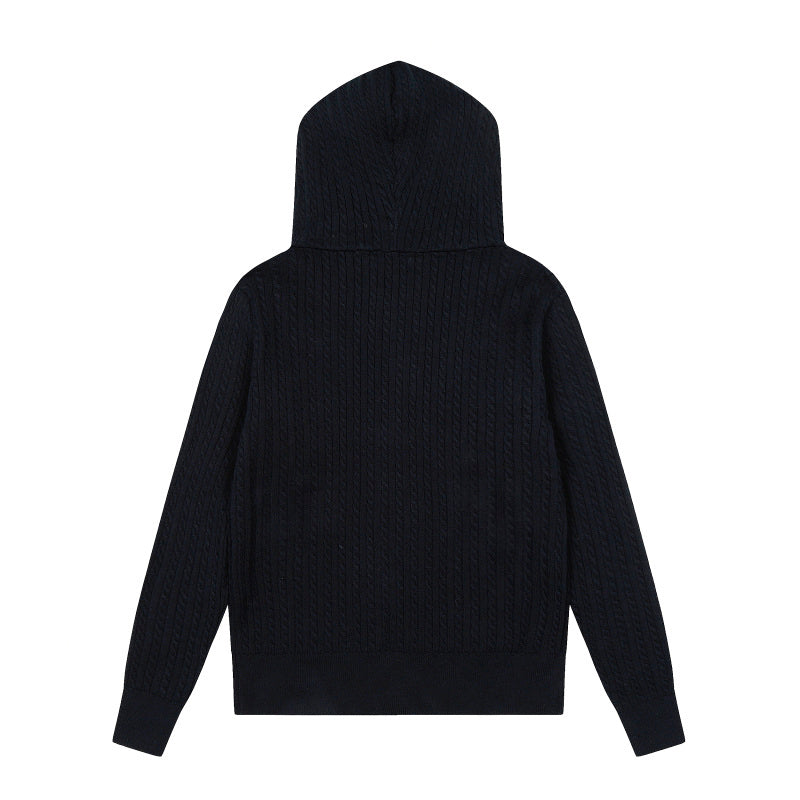 LFC18 New high-quality women's autumn and winter knitted sweater pullover hooded sweater clothing