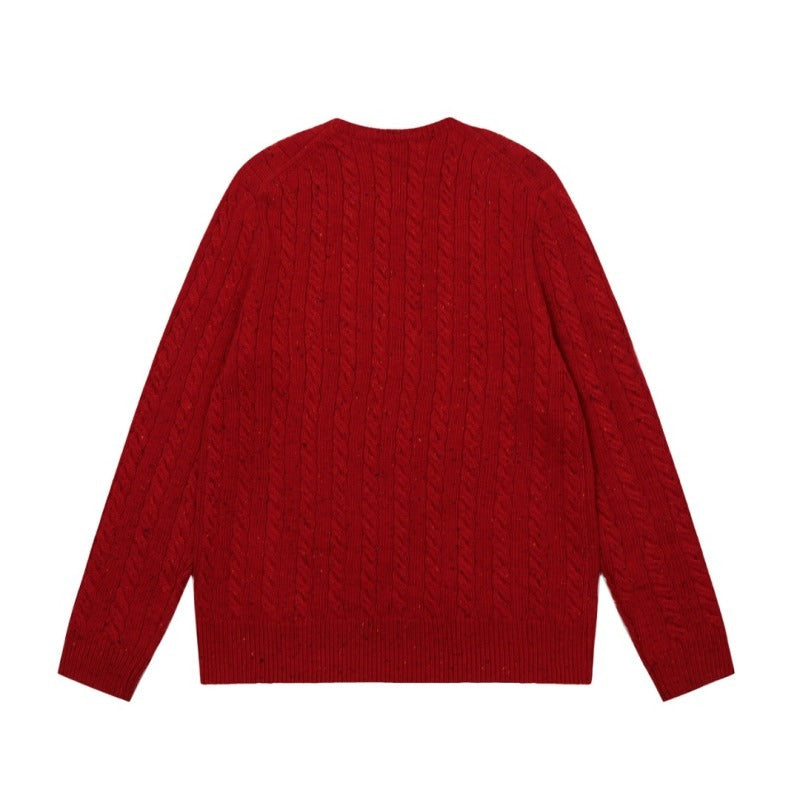 LFC8  New high-quality men's and women's autumn and winter round neck sweater base sweater clothes