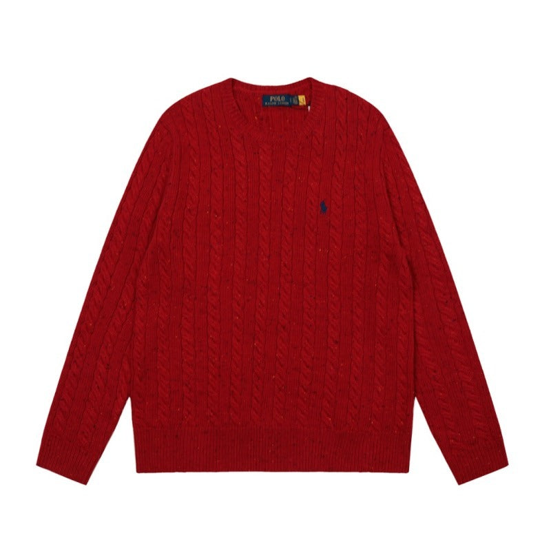 LFC8  New high-quality men's and women's autumn and winter round neck sweater base sweater clothes
