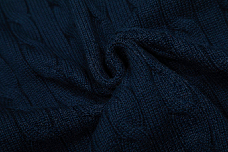 LFC16  New high quality men's and women's spring and autumn collared sweaters, sweater base clothes