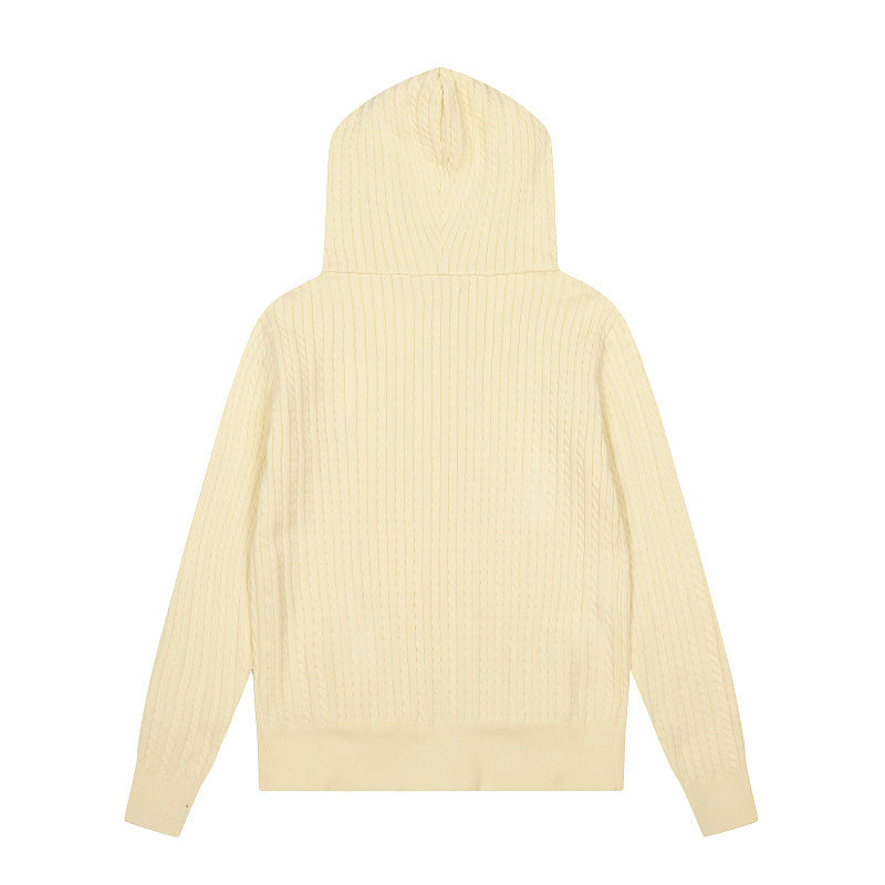 LFC18 New high-quality women's autumn and winter knitted sweater pullover hooded sweater clothing