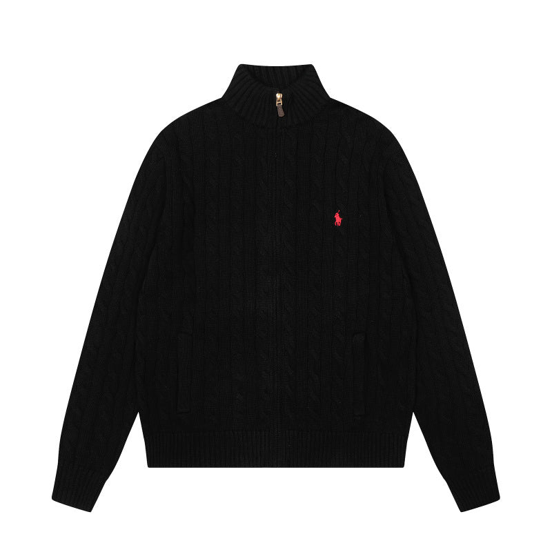 LFC16  New high quality men's and women's spring and autumn collared sweaters, sweater base clothes