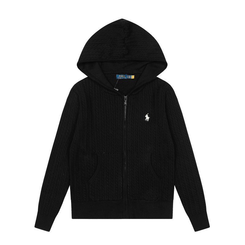 LFC18 New high-quality women's autumn and winter knitted sweater pullover hooded sweater clothing