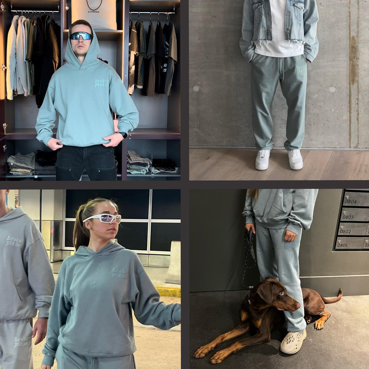 Broken Planet Basic Hoodie Kyanite Blue