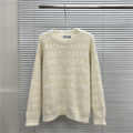 BAC12  Autumn and winter new high-quality men's and women's fashion autumn and winter new plush round neck sweater clothing