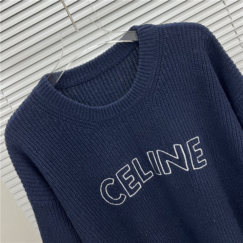 CEC4  Autumn and winter new high-quality men's and women's fashion brand new sweater jacquard letter clothing