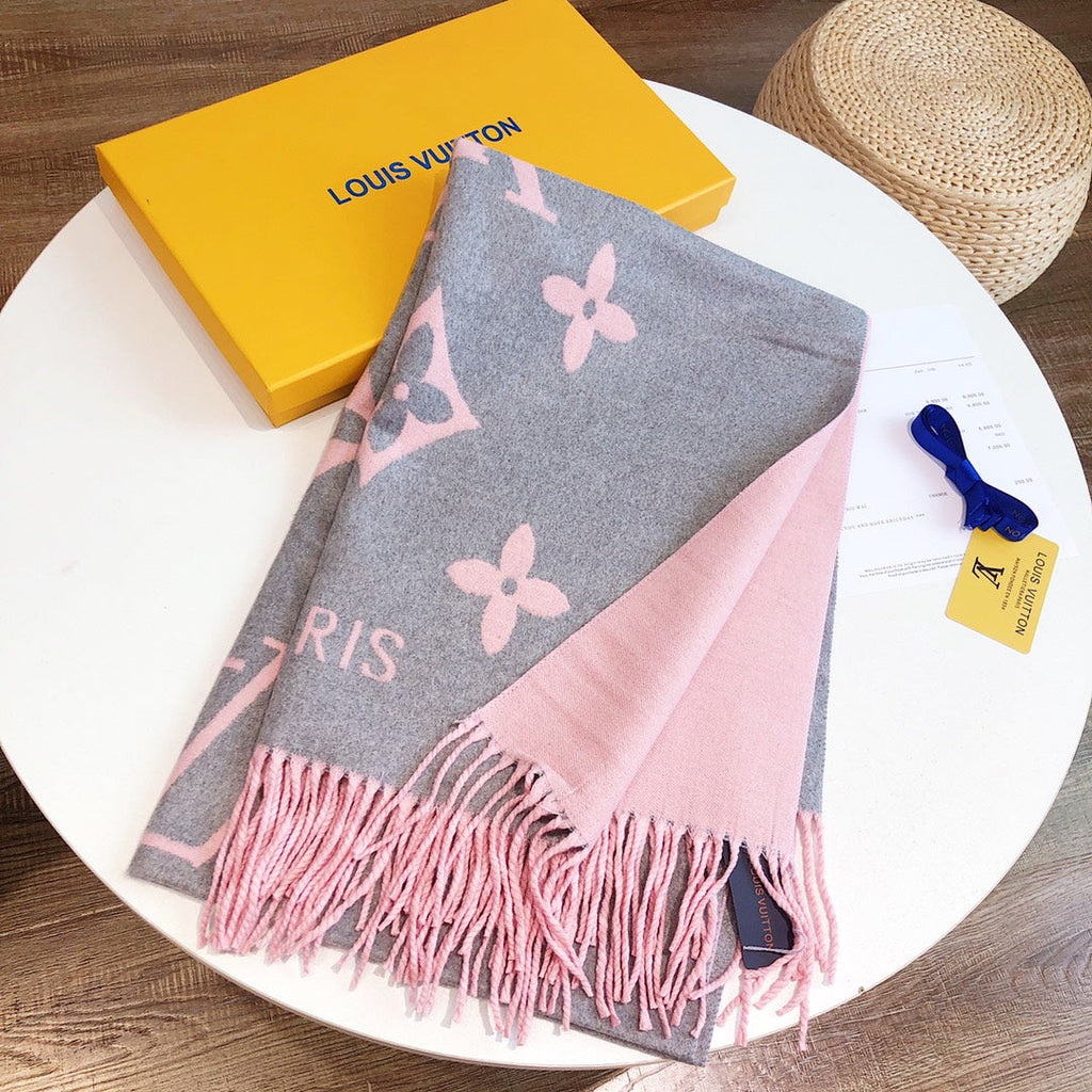 High-end, stylish rabbit hair blend scarf-9701