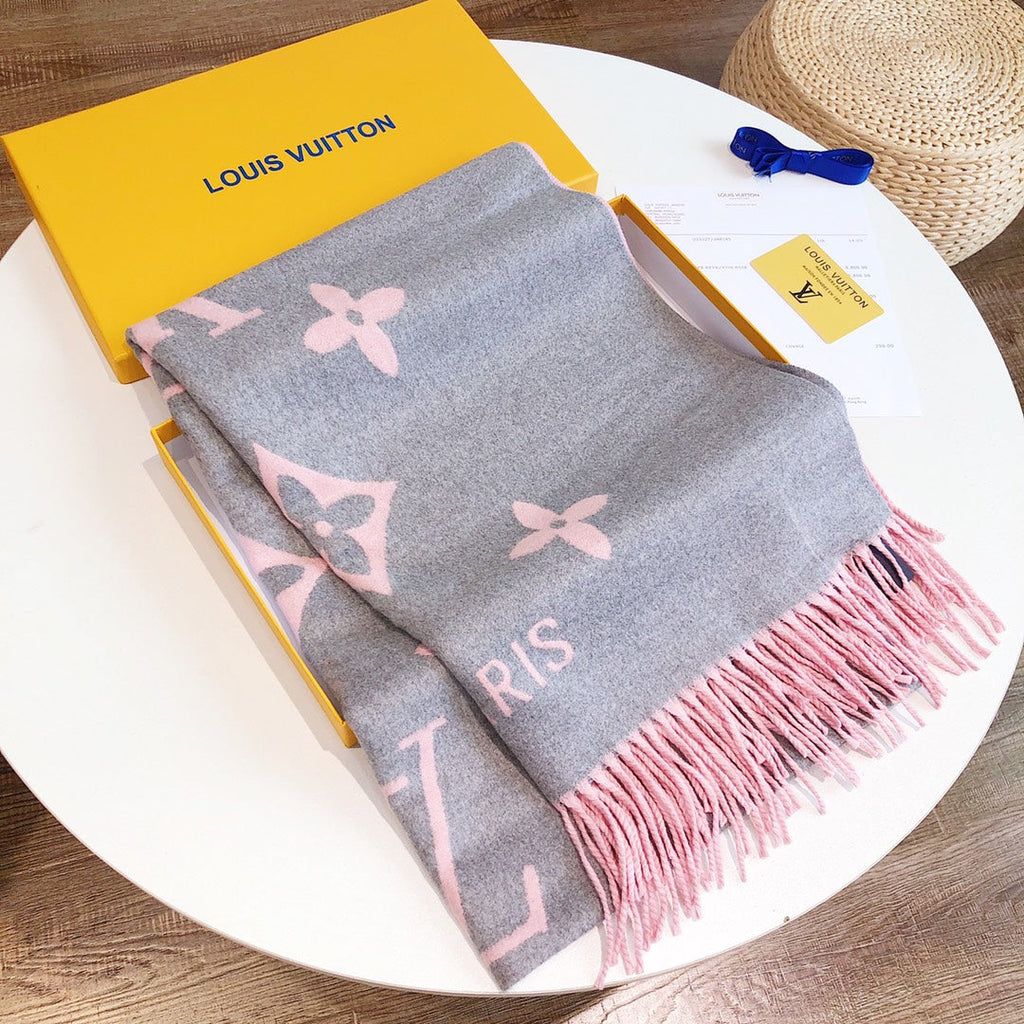 High-end, stylish rabbit hair blend scarf-9701