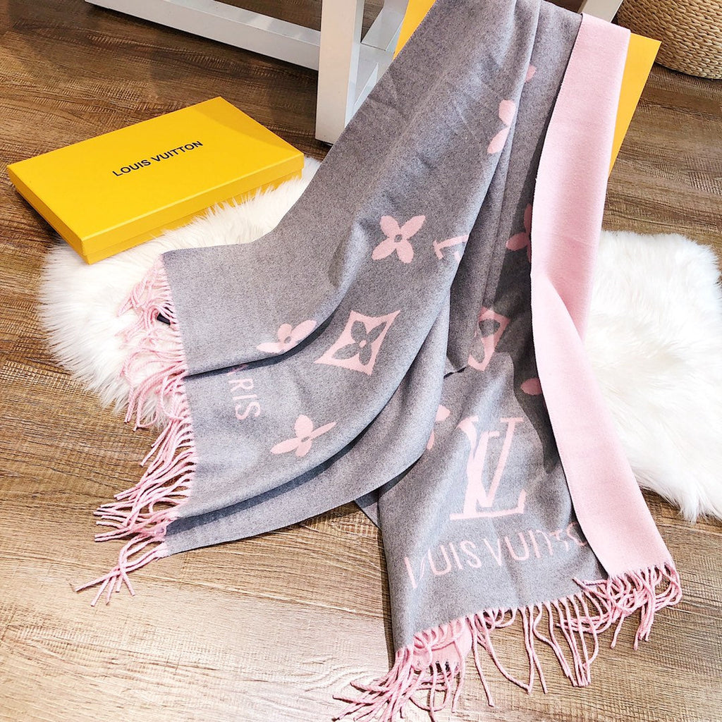 High-end, stylish rabbit hair blend scarf-9701