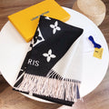 High-end, stylish rabbit hair blend scarf-9702
