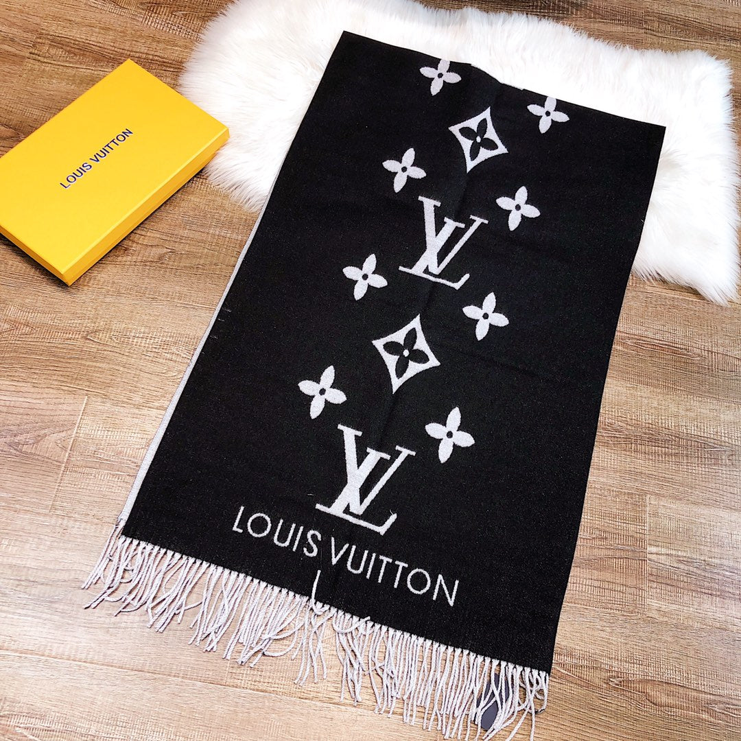 High-end, stylish rabbit hair blend scarf-9704