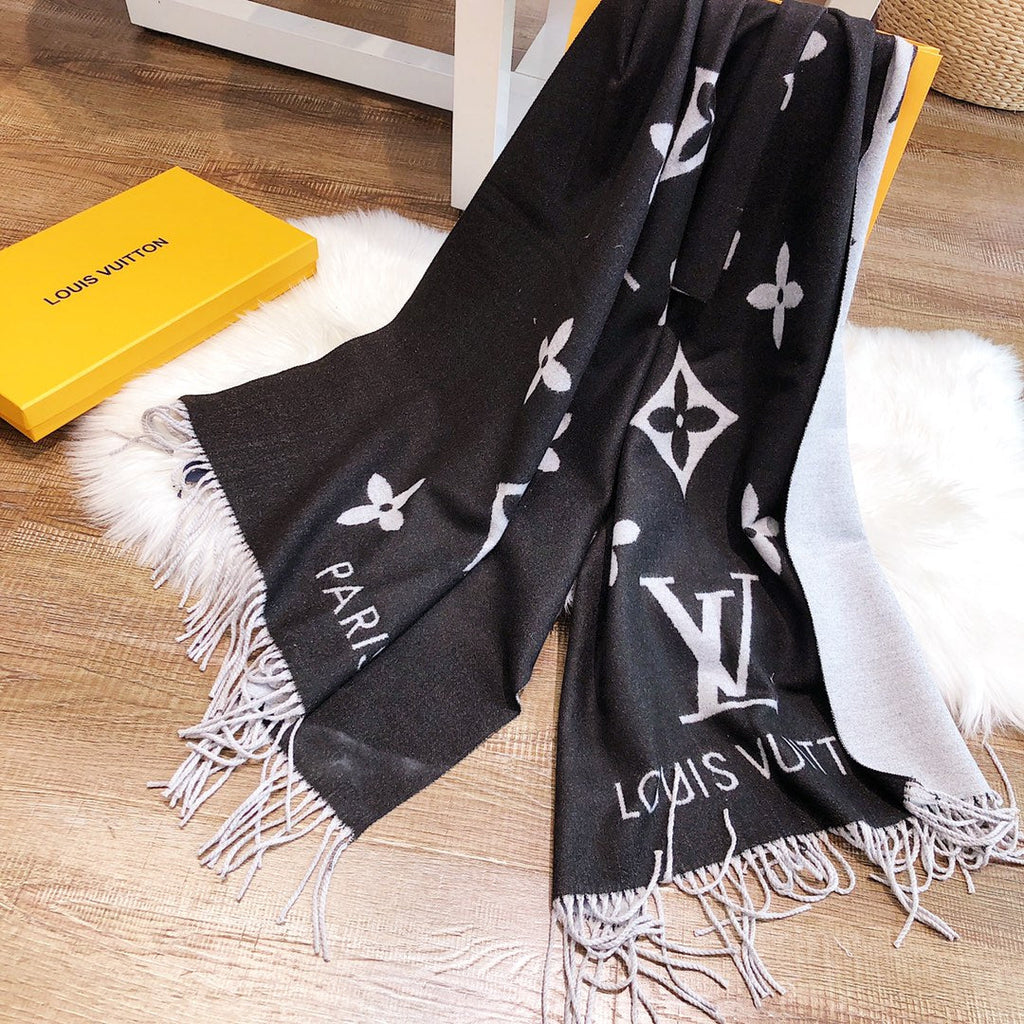 High-end, stylish rabbit hair blend scarf-9704
